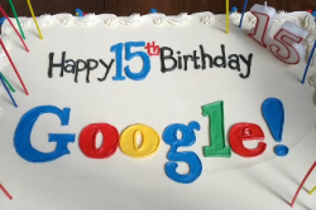 Google fte les 15 ans de son moteur de recherche. Crdit Photo: D.R