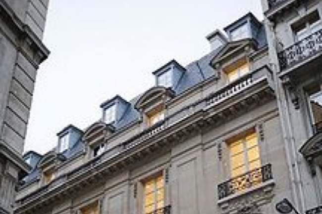 Le sige de la Banque Palatine, rue d'Anjou  Paris. Crdit D.R.