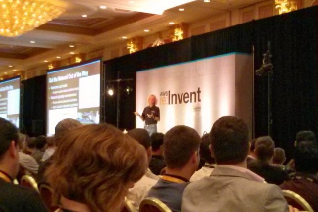 Comme tous les ans, AWS a rassembl ses clients et partenaires pour son venement re:invent. Crdit D.R.