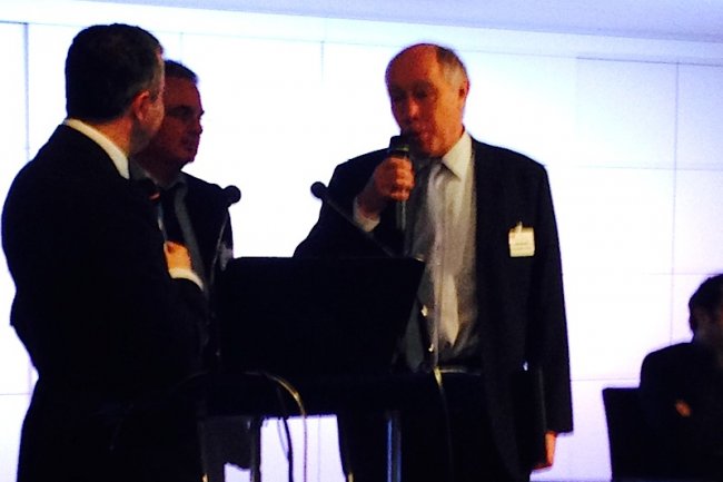 Daniel Zamparini ( droite), DSI du groupe PSA Peugeot Citron, a reu cette anne le Grand Prix CIO/LMI. Crdit D.R.