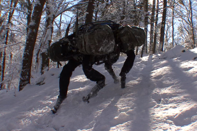 Le WildCat de Boston Dynamics, un robot  quatre pattes capable de courir sur tout type de terrains. Crdit D.R.