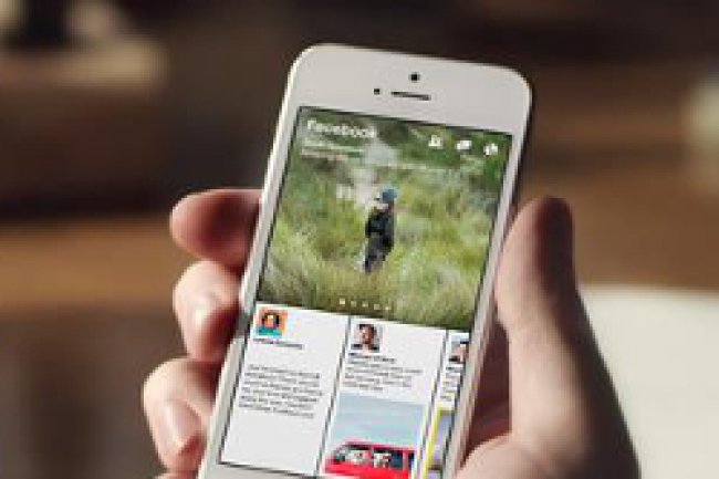 Facebook va lancer Paper, un application d'agrgateur de contenus sur iPhone. Crdit Photo: D.R