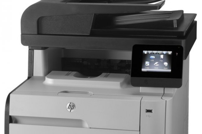 Les possesseurs de smartphones et de tablettes sous Android ont la possibilité d’imprimer sans fil sur l’imprimante Color LaserJet Pro M476 MFP d’HP. Crédit : D.R 