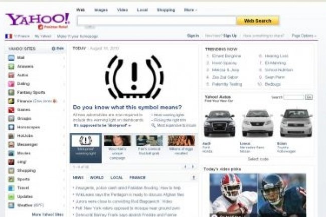 L'accs aux services Yahoo se fera au seul titulaire de compte Yahoo. Crdit Photo: D.R