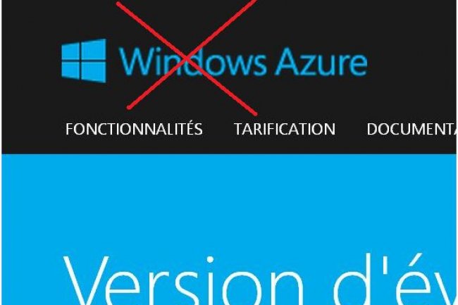 Microsoft devrait laisser tomber la mention Windows dans la dnomination de sa plateforme cloud. (crdit : D.R.)