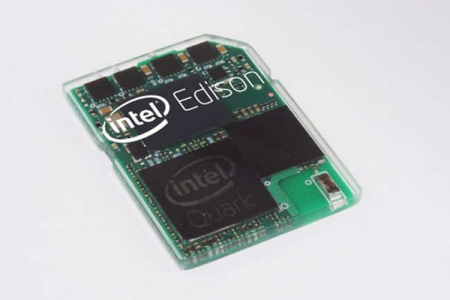 Intel a greff un hub de capteurs  son miniPC Edison pour tendre ses capacits. Crdit D.R.