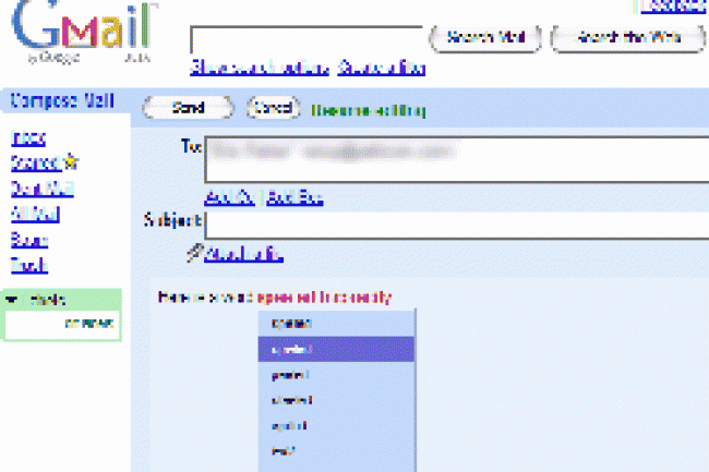 Gmail a t lanc en version bta le 1er avril 2004. Crdit Photo: D.R