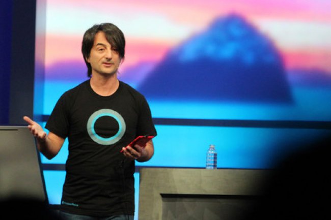 Joe Belfiore, vice-prsident en charge de Windows Phone, lors de la prsentation de Cortana  San Francisco. Crdit IDG NS