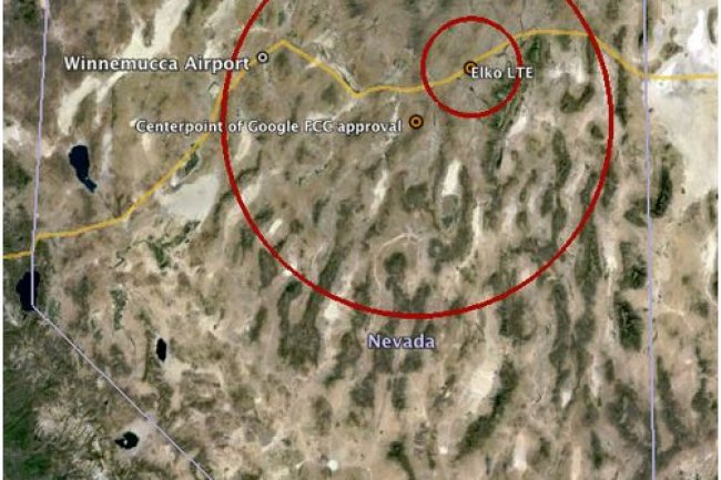 Dans le cadre de son projet Loon, Google conduit actuellement des tests dans le nord du Nevada. (agrandir l'image - Crédit : Martyn Williams / IDG News Service) 