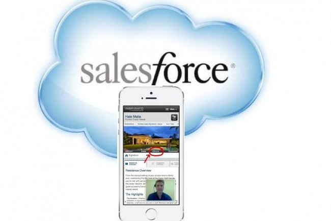 Les entreprises utilisant Service Cloud de Salesforce pourront offrir à leur client un service en ligne à partir d'une app mobile. Au menu : assistance audio, vidéo ou par annotation à l'écran (cf ci-dessus).