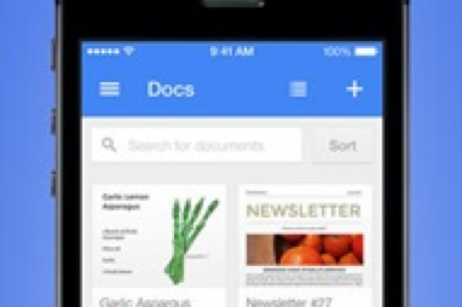 Google Documents vient concurrencer Word sur iPad et iPhone 