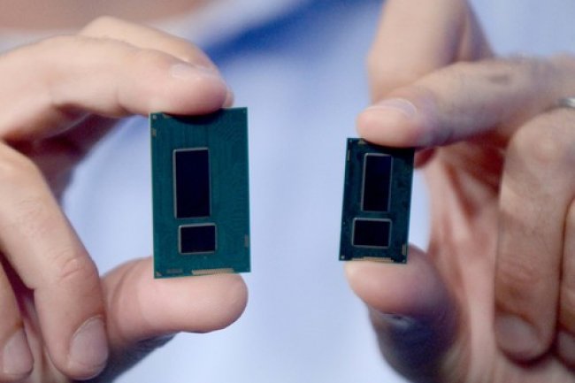 La puce Intel Broadwell est plus petite que le processeur Haswell. Crdit Intel