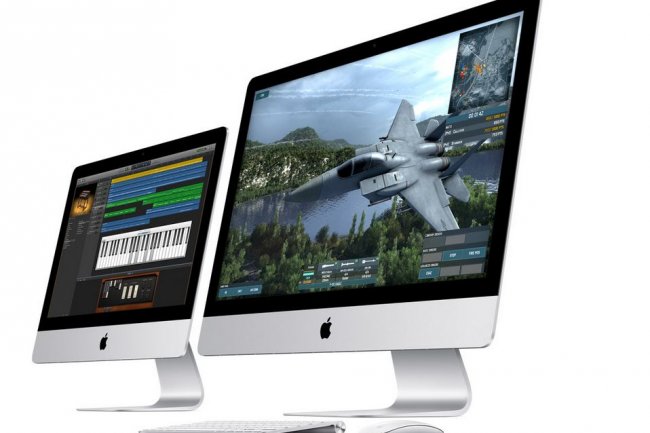 Apple baisse de 200 euros le prix de son iMac 21,5 pouces dentre de gamme, mais en lui associant un processeur moins puissant. (ci-dessus, les modles 21,5 et 27 pouces).