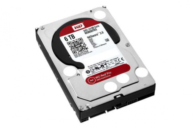 Aprs Seagate, Western Digital propose  son tour un disque dur 6 To quip de 5 plateaux de 1,2 To. (crdit : D.R.)