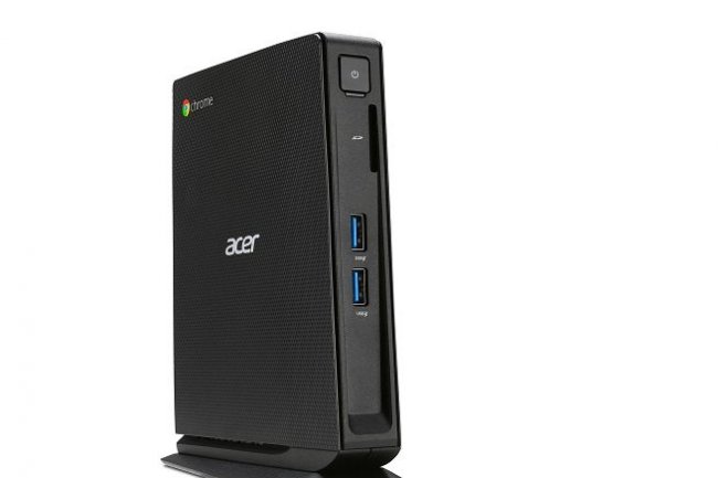 La Chromebox CXI d'Acer sortira outre Atlantique pour 180 $HT en septembre. (crédit : D.R.)