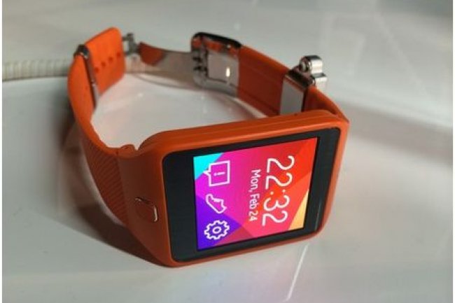 La montre connecte Galaxy Gear 2 de Samsung annonce en fvrier sur le Mobile World Congress de Barcelone. (crdit : D.R.)
