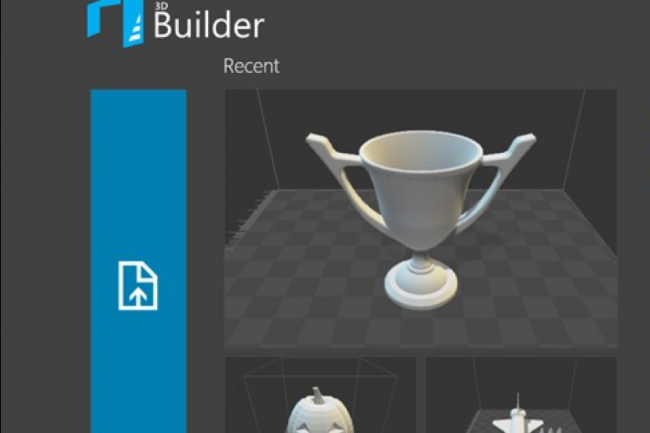 3D Builder pemret de créer des objets 3D dans différents types de matières. Crédit: D.R
