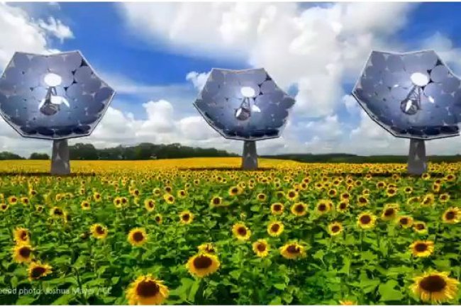 Le concentrateur d'nergie solaire Dsolar tire parti des technologies de refroidissement d'IBM. (crdit : Joshua Mayer/CC)