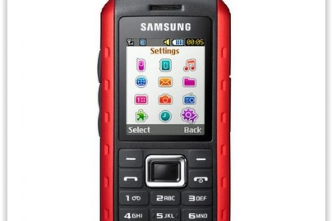 D'aprs le dernier baromtre de Futur, le tlphone durci Samsung B200i arrive en tte des modles prfrs des PME. (crdit : D.R.)