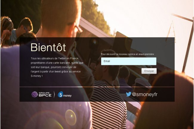 S-money, filiale de BPCE, va lancer une solution de paiement passant par Twitter. (crdit : S-money)