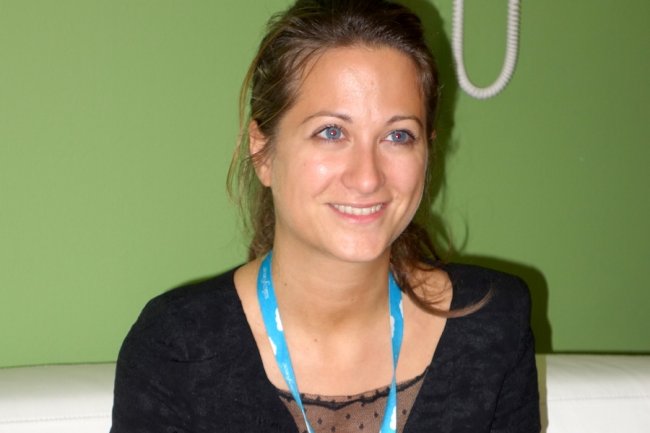 Céline Forest, responsable de projets chez Cofely Services lors de la conférence Dreamforce 2014 à SF.