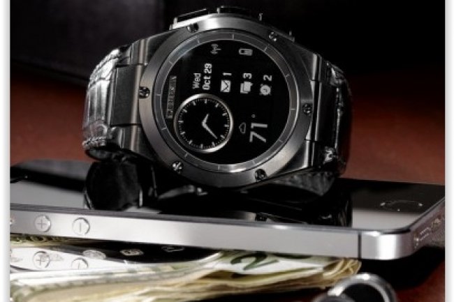 HP a effectué un gros effort de design pour sa montre connectée mais ses fonctions restent très limitées. (crédit : D.R.)