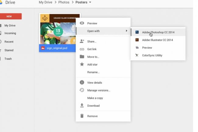 Google a dot  Chrome dun plug-in baptis Application Launcher For Drive qui  synchronise des apps installes sur un PC avec  Drive. Crdit: D.R