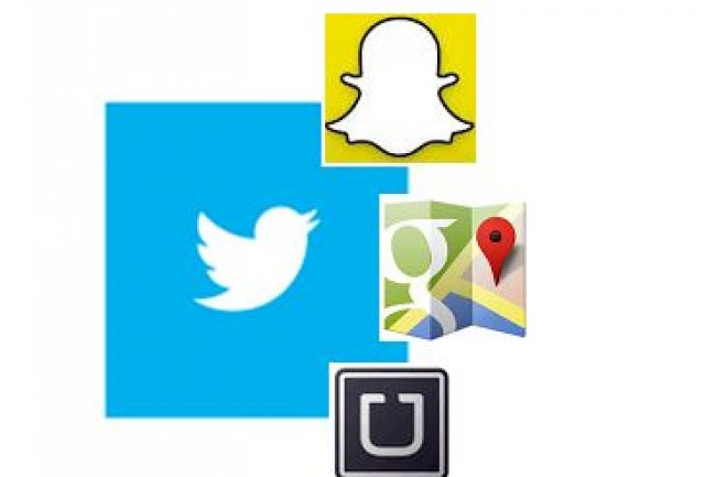 Twitter va se pencher sur les apps que ses utilisateurs téléchargent (Snapchat, Google Maps, Uber, etc.) mais pas question de collecter les données gérées par ces apps, assure-t-il. (image : D.R.)