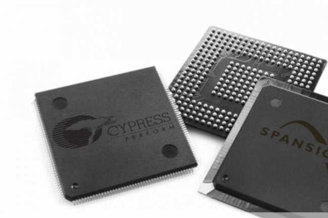 Spansion, ancienne spin-off d'AMD avait rachet la division microcontrleurs de Fujitsu l'an dernier. Il fusionne aujourd'hui avec Cypress Semiconductor. (crdit : D.R.)