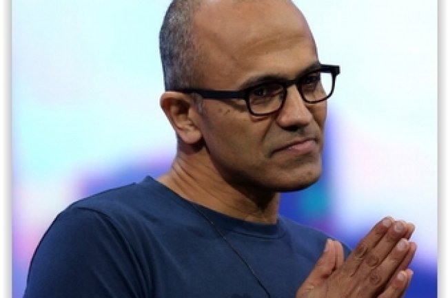 72% des actionnaires de Microsoft ont accept le versement de la rmunration de Satya Nadella, CEO de Microsoft. (crdit : D.R.)