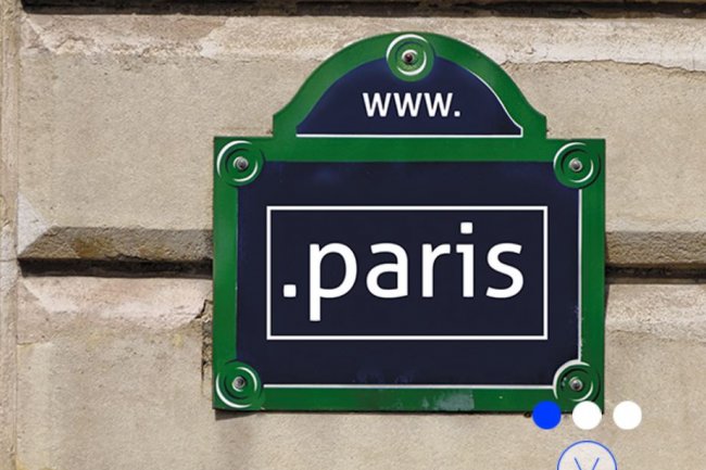 Les noms de domaines en .paris sont ouverts a tous depuis la semaine dernière. Crédit: D.R