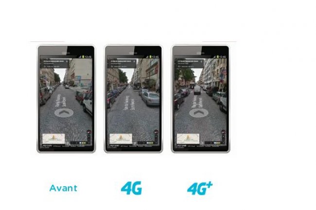 Bouygues Tlcom, qui dispose de la meilleure couverture 4G en France, promeut maintenant la 4G+, plus rapide.