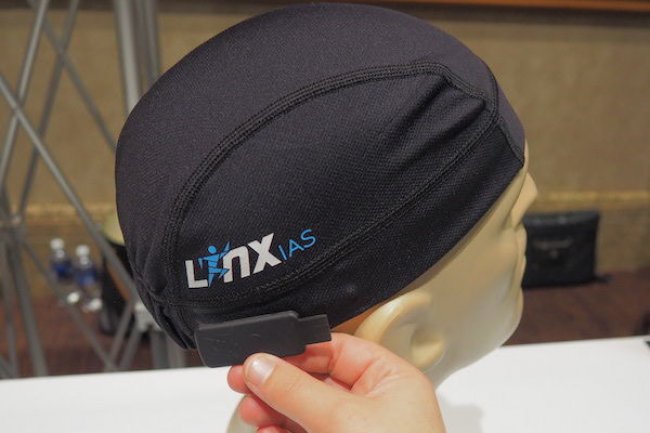 Le bandeau Linx IAS contient un accéléromètre sur 3 axes, un gyroscope à 3 axes et une puce Bluetooth. (crédit : D.R.)