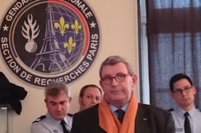 Le général (2s) Marc Watin-Augouard, fondateur du FIC, à la caserne Davout le 8 janvier.