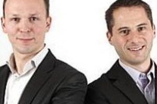 Sébastien Baert et Yannick Delmont, les dirigeants de l'entreprise lilloise Runiso. 