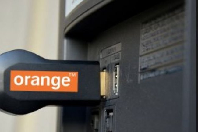 La clé HDMI d'Orange devrait être commercialisée en avril prochain, rapporte les Ecos. (Crédit: D.R.)
