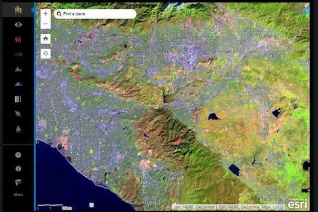 Le logiciel ArcViewer d'Esri permet aux utilisateurs de zoomer et d'explorer les imagesde Landsat. (crdit : D.R.)