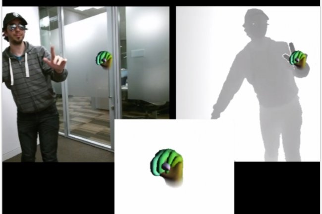 Handpose sappuie sur une technologie dexploration de la camra Kinect. (crdit : D.R.)