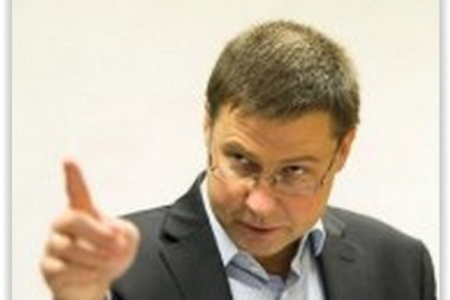 Valdis Dombrovskis, vice-prsident de la Commission europenne charg des affaires conomiques et financires, travaille  la mise en place de la Common Consolidated Corporate Tax Base. (crdit : D.R.)