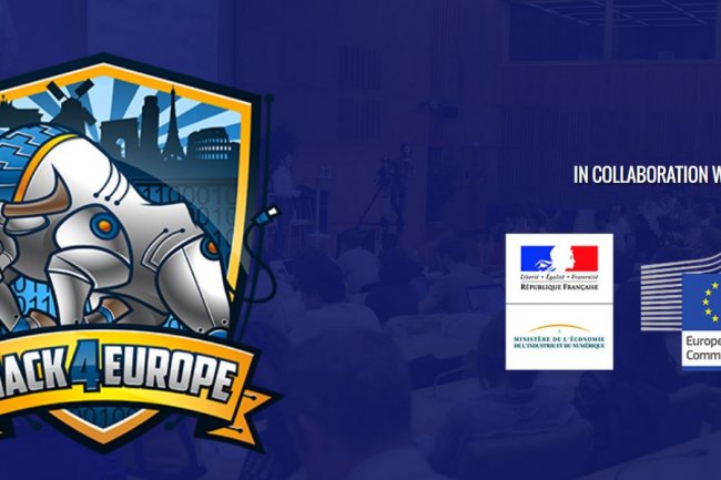  Le nom des vainqueurs du concours de dveloppement Hack4Europe sera rvl le 2 juillet prochain  Bercy. Crdit: D.R