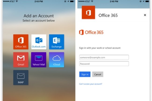 Microsoft a renforc la scurit des apps iOS et Android d'Outlook. (crdit : D.R.)