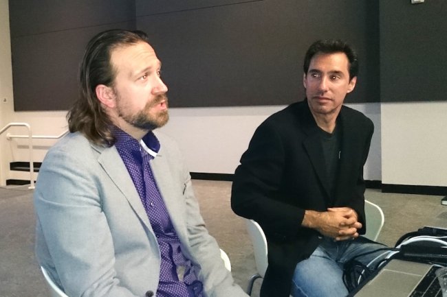 Dave McCrory/CTO et Peter Coppola/VP marketing de  Basho Technologies à Sunnyvale pour l'IT Press Tour 2015. (crédit : S.L.)
