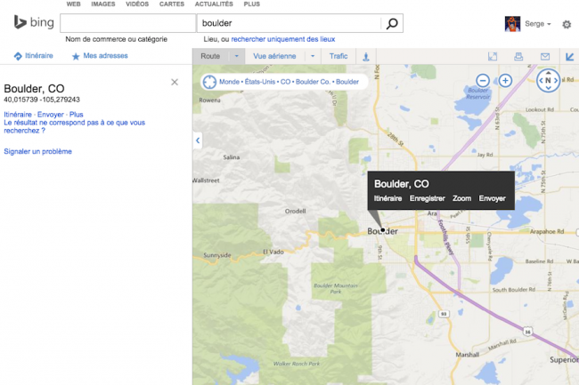 Bing Maps continuera  proposer ses services de cartographie mme aprs la cession du centre de Microsoft prs de Boulder. (crdit : D.R.)
