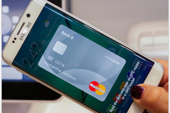 Il sera possible dans quelques mois de payer en Europe directement depuis son mobile via le systme de paiement Samsung Pay. (crdit : D.R.) 