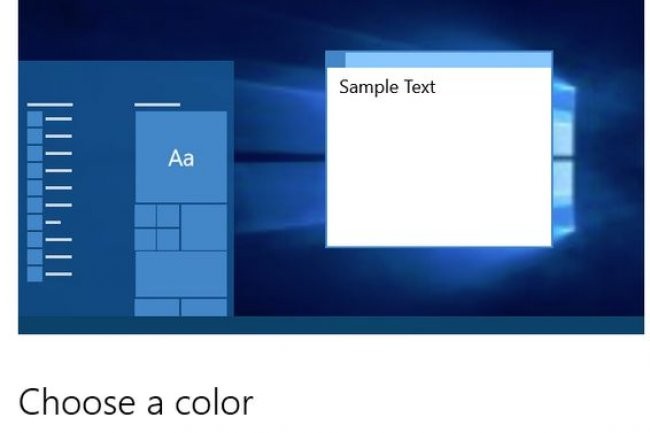 La Build 10525 du programme Windows Insider propose de tester d'autres couleurs pour l'interface de Windows 10.