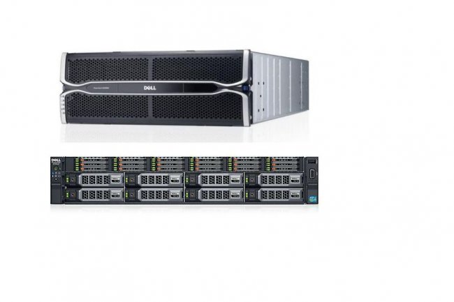 Parmi les configurations Dell intgrant le logiciel de gestion du stockage de Scality figure le serveur rack PowerEdge R730xd (ou R630) en association avec la solution de stockage MD3060e (ci-dessus).