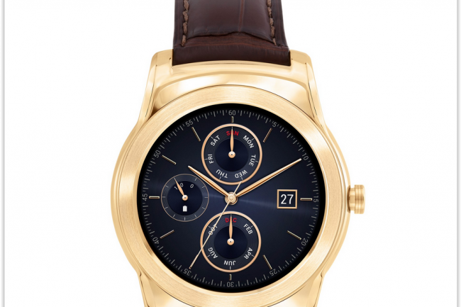 La montre connecte Watch Urbane Luxe est propose  prs de 1 100 euros. (crdit : D.R.)