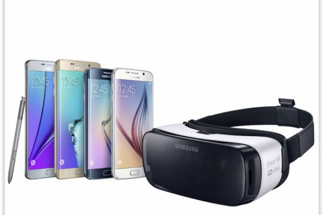 Le casque VR de Samsung sera compatible avec les smartphones Galaxy S6 Edge+, S6 et S6 Edge ainsi que le Galaxy Note 5. (crdit : D.R.)