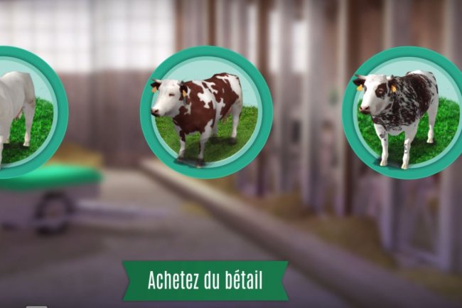 Le  serious game AgriManager permettra aux futurs agriculteurs d'apprendre  grer leur exploitation en ligne. Crdit: D.R