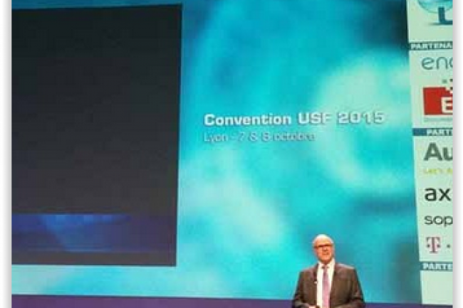 Claude Molly-Mitton, président de l'USF, a ouvert la 25e Convention de l'association. (crédit : Bertrand Lemaire)